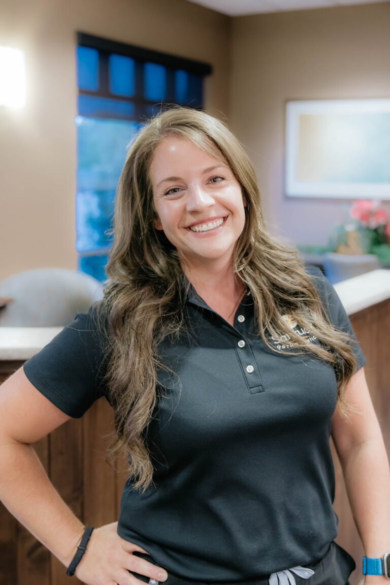 Employee headshot of Ashley at Santucci Orthodontics