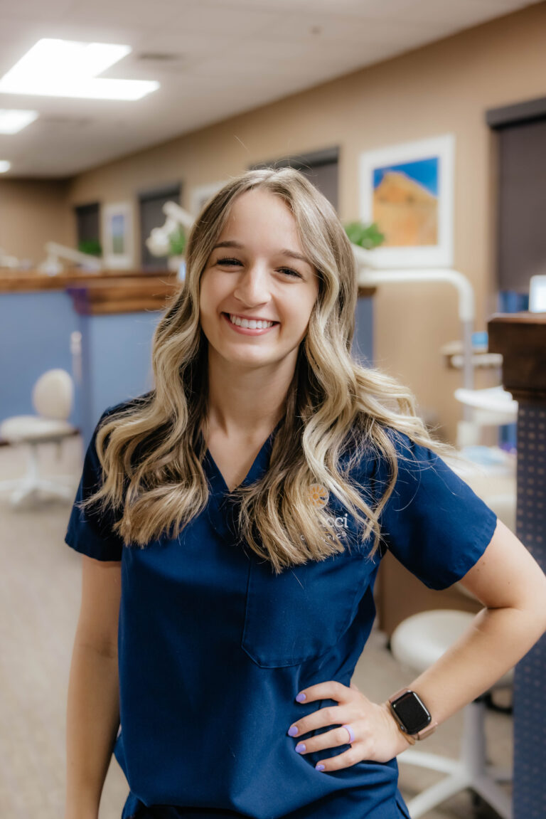 Employee headshot of Kirsten at Santucci Orthodontics