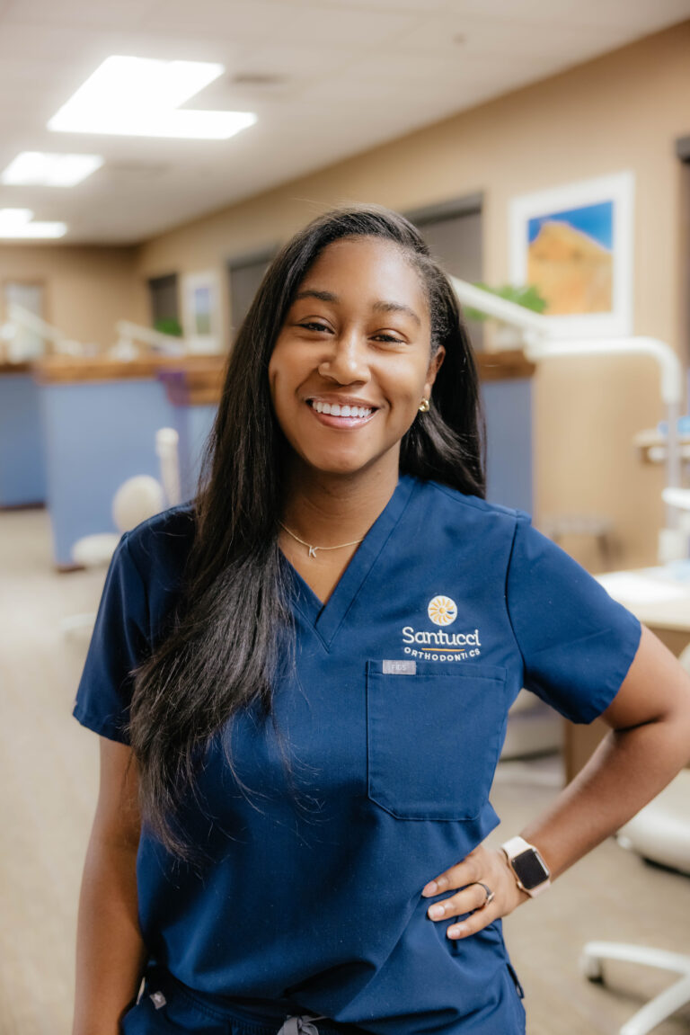 Employee headshot of Kourtnee at Santucci Orthodontics