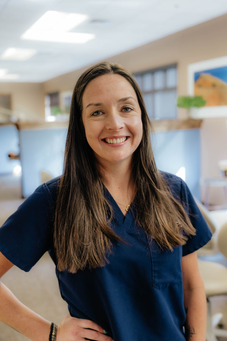 Employee headshot of Sarah at Santucci Orthodontics